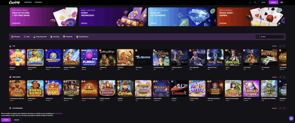 Exploring the Exciting World of Casiny Casino No Deposit Bonus 1